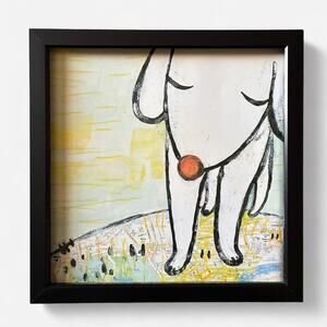 Nara Yoshimoto Nara art prints 9x9 " framed Japanese artist/artwork